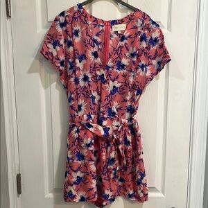 Yumi Kim 100% Silk Floral Romper